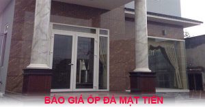 Báo giá ốp đá mặt tiền