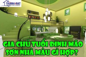 Tuổi đinh mão sơn nhà màu gì? Tầm quan trọng của màu sắc sơn nhà