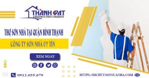 Công ty dịch vụ thợ sơn nhà tại quận Bình Thạnh – Giảm 20%