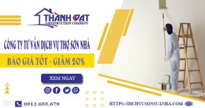 Công ty tư vấn dịch vụ thợ sơn nhà tại Bình Chánh giảm 20%