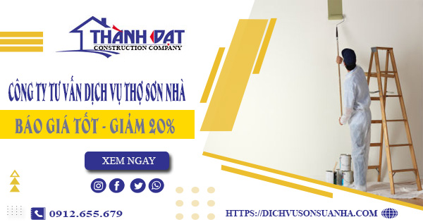 Công ty tư vấn dịch vụ thợ sơn nhà tại Bình Chánh – Giảm 20%