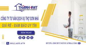 Công ty tư vấn dịch vụ thợ sơn nhà tại Tp Bà Rịa – Giảm giá 10%
