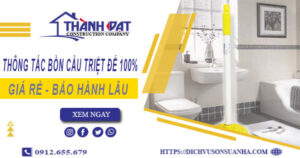 Thông tắc bồn cầu tại Bắc Ninh – Triệt để 100% -【BH 5 năm】