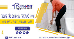 Thông tắc bồn cầu tại Đông Anh – Triệt để 100% -【BH 5 năm】
