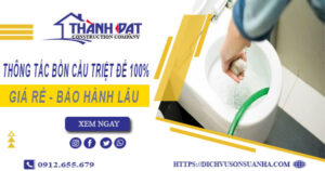 Thông tắc bồn cầu tại Hai Bà Trưng – Triệt để -【BH 5 năm】