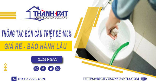 Thông tắc bồn cầu tại Hai Bà Trưng - Triệt để -【BH 5 năm】