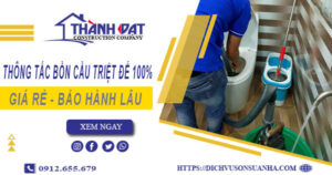 Thông tắc bồn cầu tại Hải Dương – Triệt để 100%【BH 5 năm】