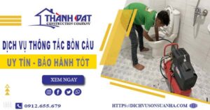 Thông tắc bồn cầu tại Hậu Giang – Triệt để 100%【BH 5 năm】