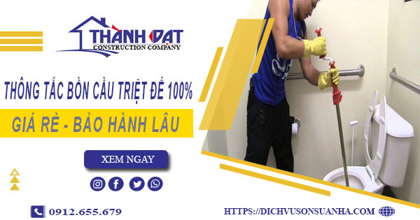 Thông tắc bồn cầu tại Kon Tum - Triệt để 100% -【BH 5 năm】