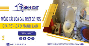 Thông tắc bồn cầu tại Mê Linh – Triệt để 100% -【BH 5 năm】