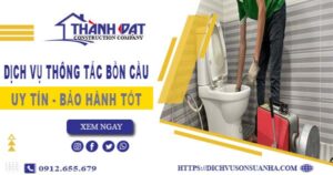 Thông tắc bồn cầu tại Mỹ Tho – Triệt để 100% -【BH 5 năm】