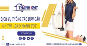 Thông tắc bồn cầu tại Sa Đéc – Triệt để 100% -【BH 5 năm】