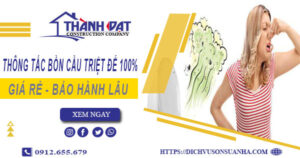 Thông tắc bồn cầu tại Sóc Sơn – Triệt để 100% -【BH 5 năm】