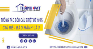 Thông tắc bồn cầu tại Thị Xã Sơn Tây – Triệt để -【BH 5 năm】