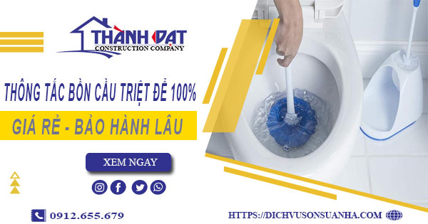Thông tắc bồn cầu tại Thị Xã Sơn Tây - Triệt để -【BH 5 năm】