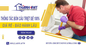 Thông tắc bồn cầu tại Tp Gia Nghĩa – Triệt để -【BH 5 năm】