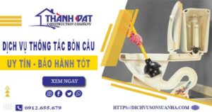 Thông tắc bồn cầu tại Trà Vinh – Triệt để 100% -【BH 5 năm】
