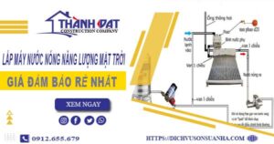 Chi phí lắp máy nước nóng năng lượng mặt trời tại Đan Phượng