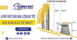 Chi phí lắp máy nước nóng năng lượng mặt trời tại Quận 3