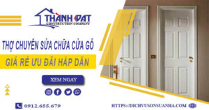 Báo giá chi phí sửa chữa cửa gỗ tại Hóc Môn【Ưu Đãi 20%】