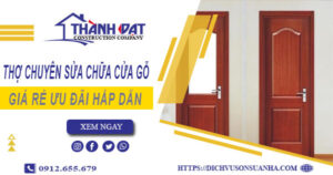 Báo giá chi phí sửa chữa cửa gỗ tại Nhà Bè – 【Ưu Đãi 20%】