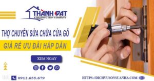 Báo giá chi phí sửa chữa cửa gỗ tại Phú Nhuận【Ưu đãi 20%】