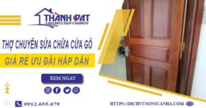 Báo giá chi phí sửa chữa cửa gỗ tại Quận 10 -【Ưu đãi 20%】