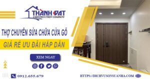 Báo giá chi phí sửa chữa cửa gỗ tại Quận 2 -【Ưu Đãi 20%】