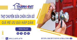 Báo giá chi phí sửa chữa cửa gỗ tại Quận 6 -【Ưu Đãi 20%】