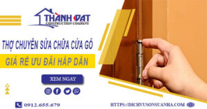 Báo giá chi phí sửa chữa cửa gỗ tại Tân Uyên【Ưu Đãi 20%】