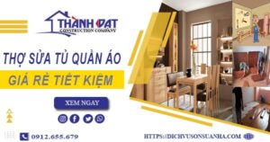 Báo giá chi phí sửa tủ quần áo tại Hóc Môn【Tiết kiệm 10%】