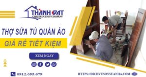 Báo giá chi phí sửa tủ quần áo tại Khánh Hoà【Tiết kiệm 10%】