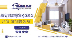 Dịch vụ sơn lại căn hộ chung cư tại Phú Nhuận【Ưu đãi 20%】