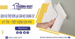 Dịch vụ thợ sơn lại căn hộ chung cư tại Quận 4【Ưu đãi 20%】