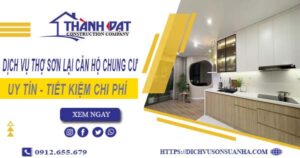 Dịch vụ thợ sơn lại căn hộ chung cư tại Quận 7【Ưu đãi 20%】