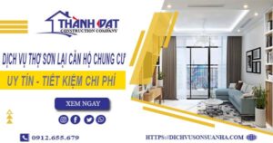 Dịch vụ sơn lại căn hộ chung cư tại Tp Bà Rịa -【Ưu Đãi 20%】