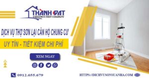Dịch vụ sơn lại căn hộ chung cư tại Tp Biên Hoà【Ưu đãi 20%】