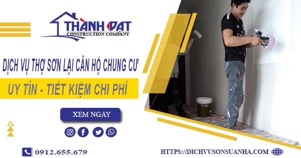 Dịch vụ sơn lại căn hộ chung cư tại Tp Tân An【Ưu Đãi 20%】