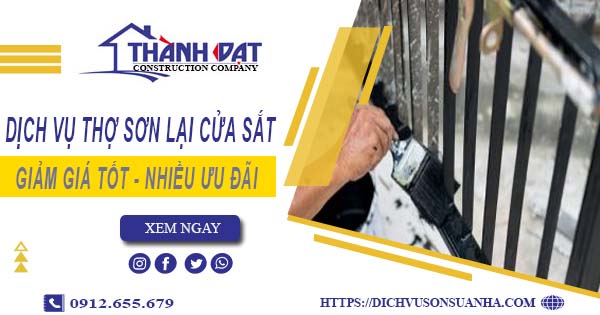 Báo giá dịch vụ thợ sơn lại cửa sắt tại Tân Bình【Ưu đãi 20%】