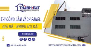 Bảng giá thi công làm vách panel tại Bình Tân【Giảm giá 10%】