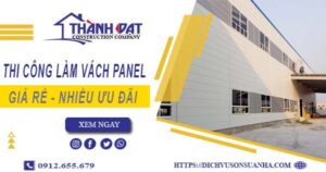 Bảng giá thi công làm vách Panel tại Quận 1【Giảm Giá 10%】