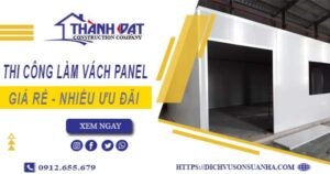 Bảng giá thi công làm vách Panel tại Quận 2【Giảm Giá 10%】