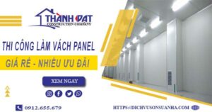 Bảng giá thi công làm vách Panel tại Quận 5【Giảm Giá 10%】