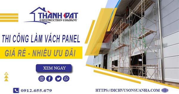 Bảng giá thi công làm vách Panel tại Vũng Tàu【Giảm Giá 10%】