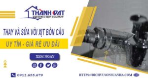 Báo giá thay và sửa vòi xịt bồn cầu tại Quận 10【Ưu Đãi 20%】