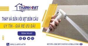 Báo giá thay và sửa vòi xịt bồn cầu tại Quận 2【Ưu Đãi 20%】