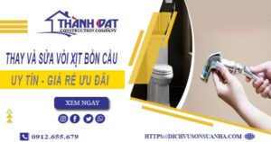 Báo giá thay và sửa vòi xịt bồn cầu tại Quận 5【Ưu Đãi 20%】