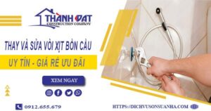 Báo giá thay và sửa vòi xịt bồn cầu tại Quận 6【Ưu Đãi 20%】