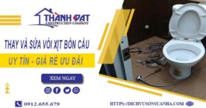 Báo giá thay và sửa vòi xịt bồn cầu tại Thủ Dầu Một【Ưu Đãi 20%】