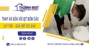 Báo giá thay và sửa vòi xịt bồn cầu tại Thủ Đức【Ưu Đãi 20%】